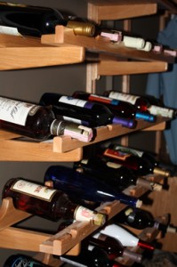Installed Wooden You shelving photographed for the project pages